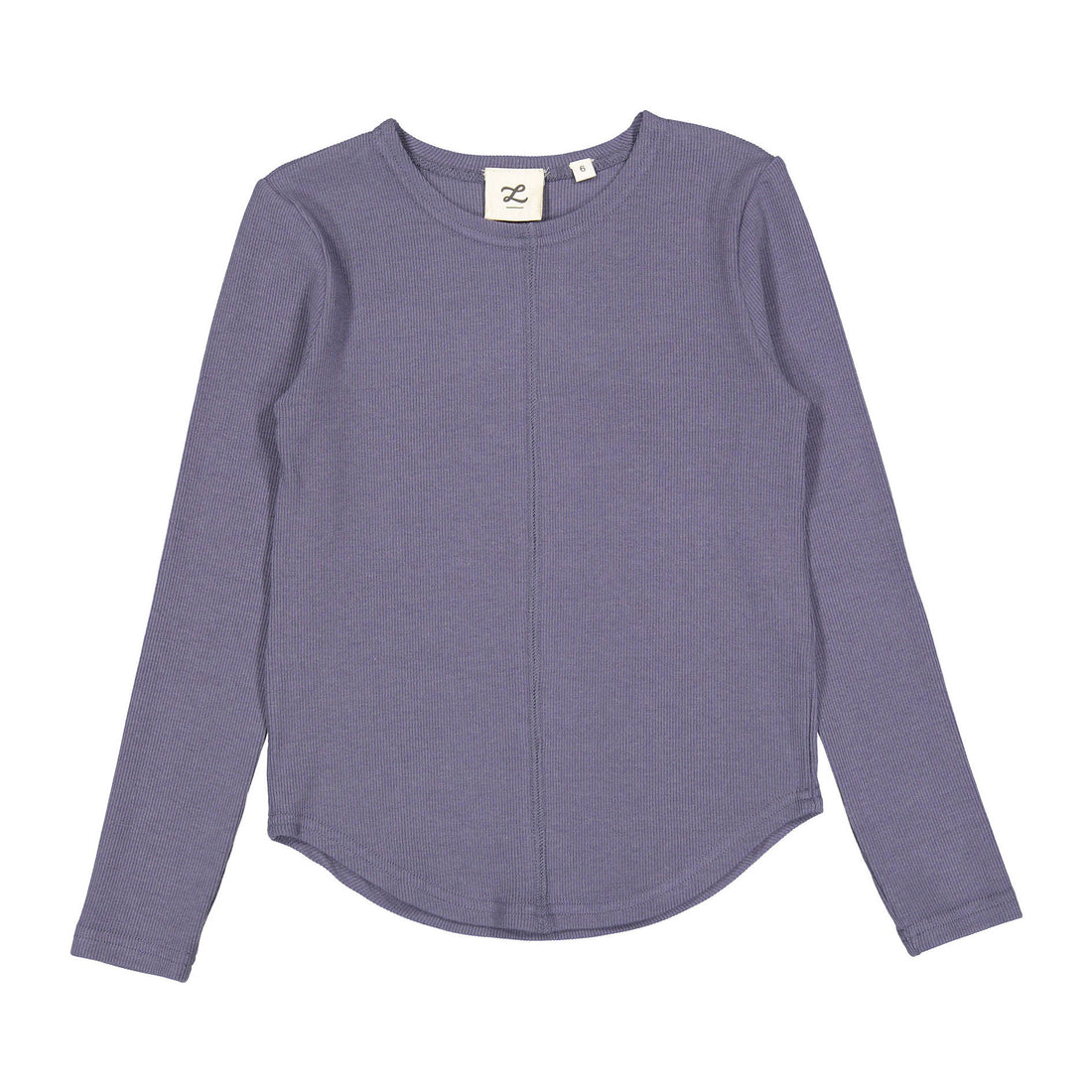 L by Ladida Slate Blue Ribbed Tee