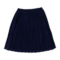 L by Ladida Navy Velvet Puff Skirt