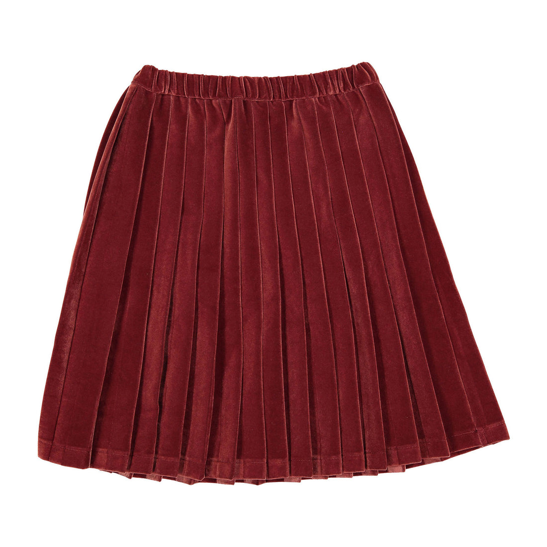 L by Ladida Brick Velvet Puff Skirt