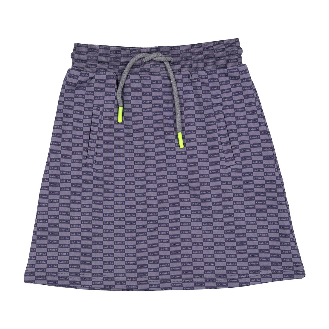 L by Ladida Slate Blue Print Skirt