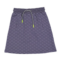 L by Ladida Slate Blue Print Skirt