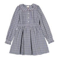 L by Ladida Navy Plaid Dress