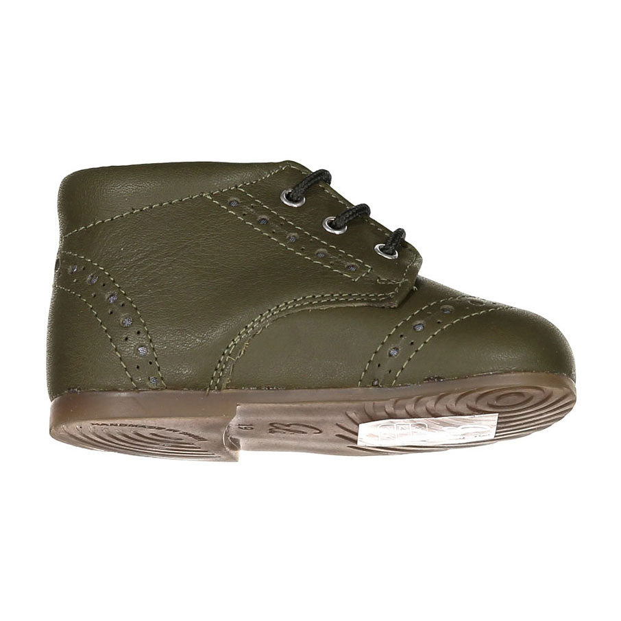 Papanatas Khaki Wingtip Baby Laces Shoe