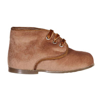 Papanatas Nude Velvet Baby Laces Shoe