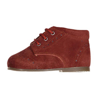 Papanatas Brick Suede Wingtip Baby Laces Shoe