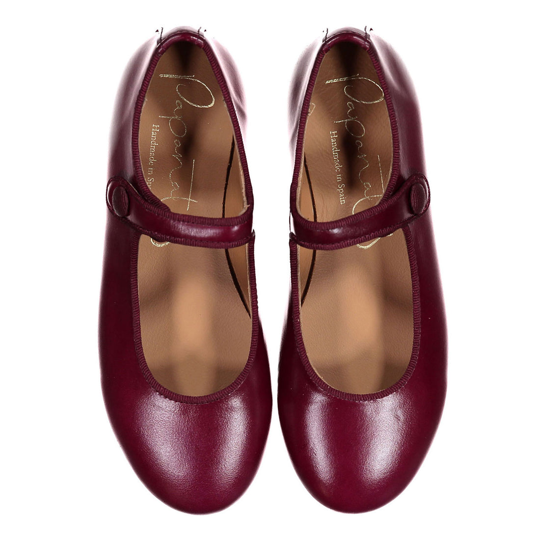Papanatas Bordeaux Classic Mary Janes