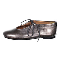 Papanatas Licorice Metallic Tie Shoe