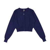 Ava and Lu  Blue Knit Cardigan