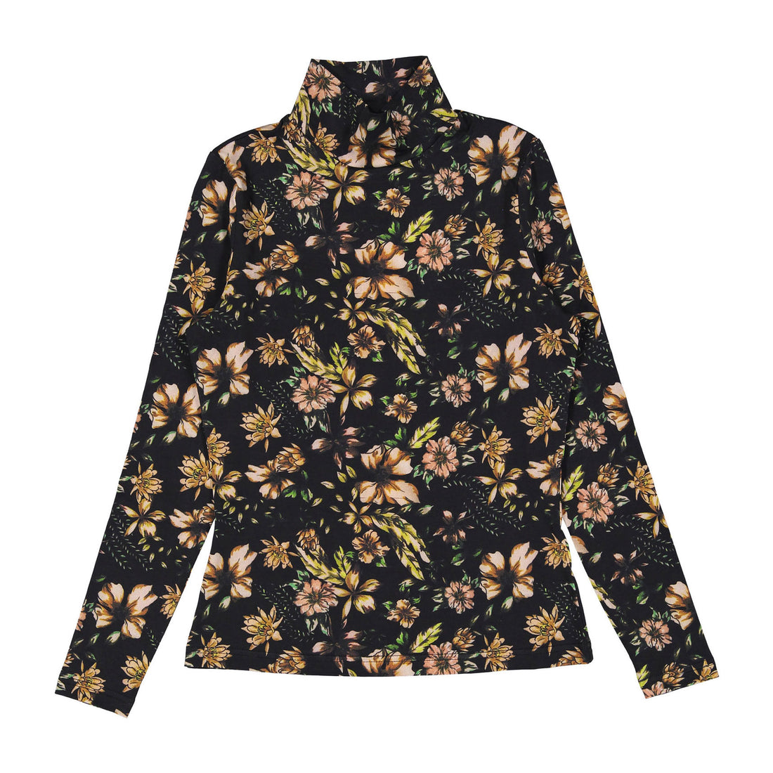 and tmrw Big Floral Turtleneck