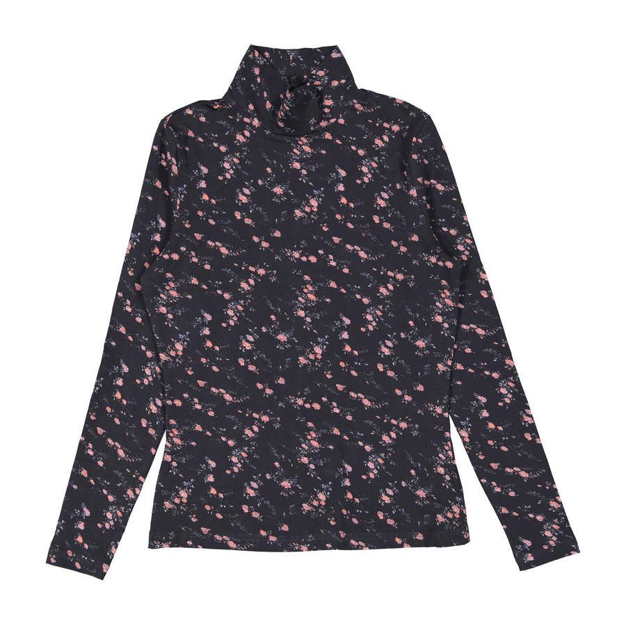 and tmrw Small Pink Flower Turtleneck