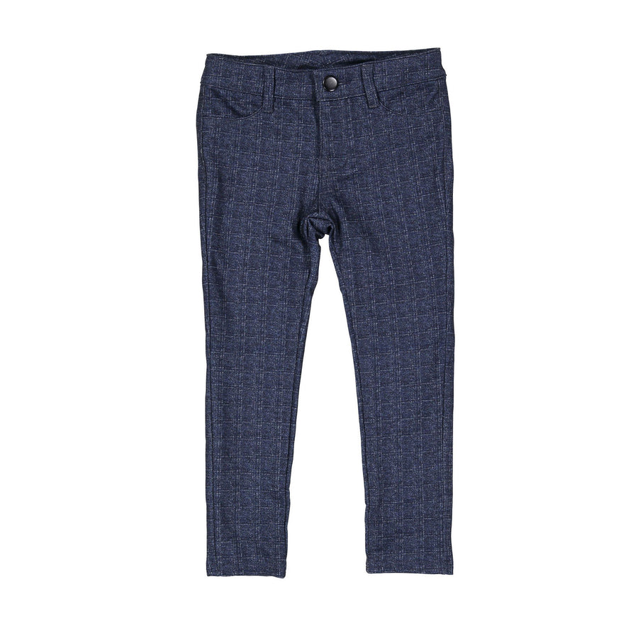 L by Ladida Navy Plaid Ponte Pants