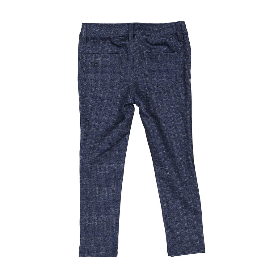 L by Ladida Navy Plaid Ponte Pants