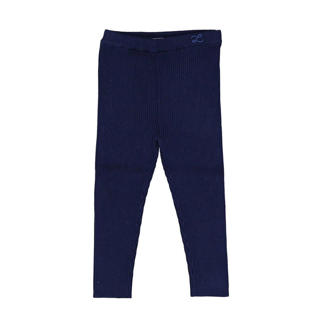 L by Ladida Navy Ribbed Leggings