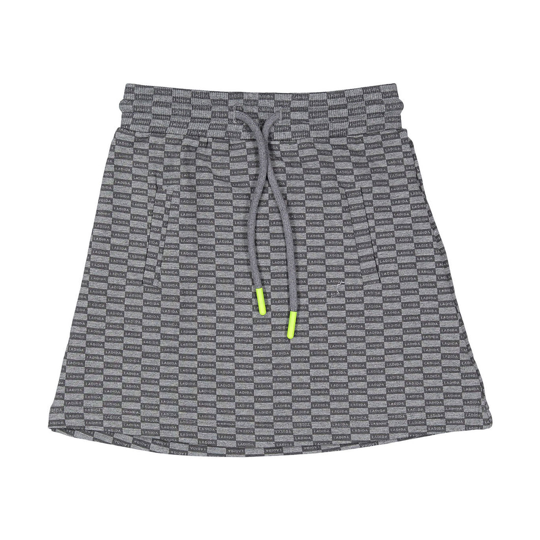 L by Ladida Heather Grey Print Skirt