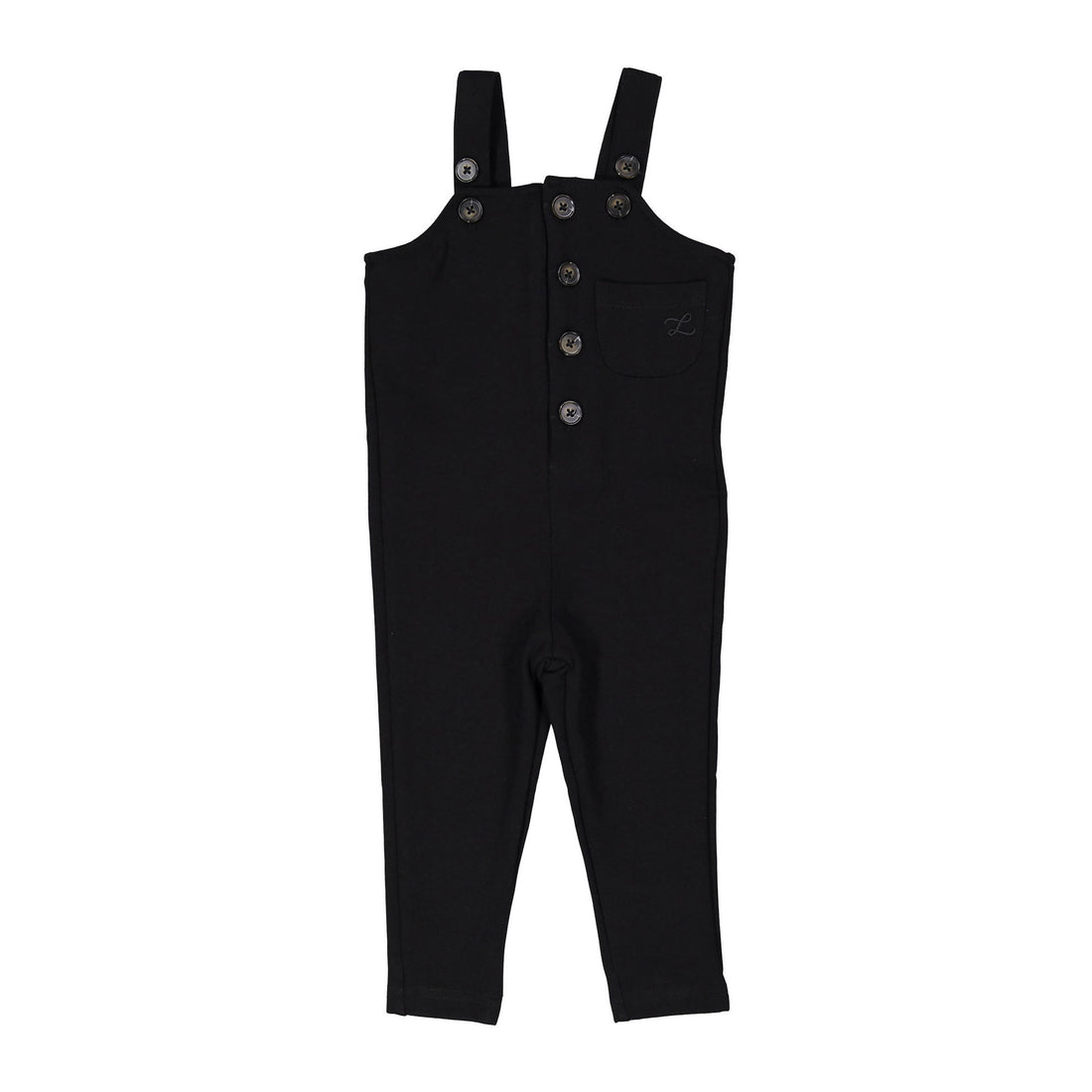 L by Ladida Black Ponte Overalls
