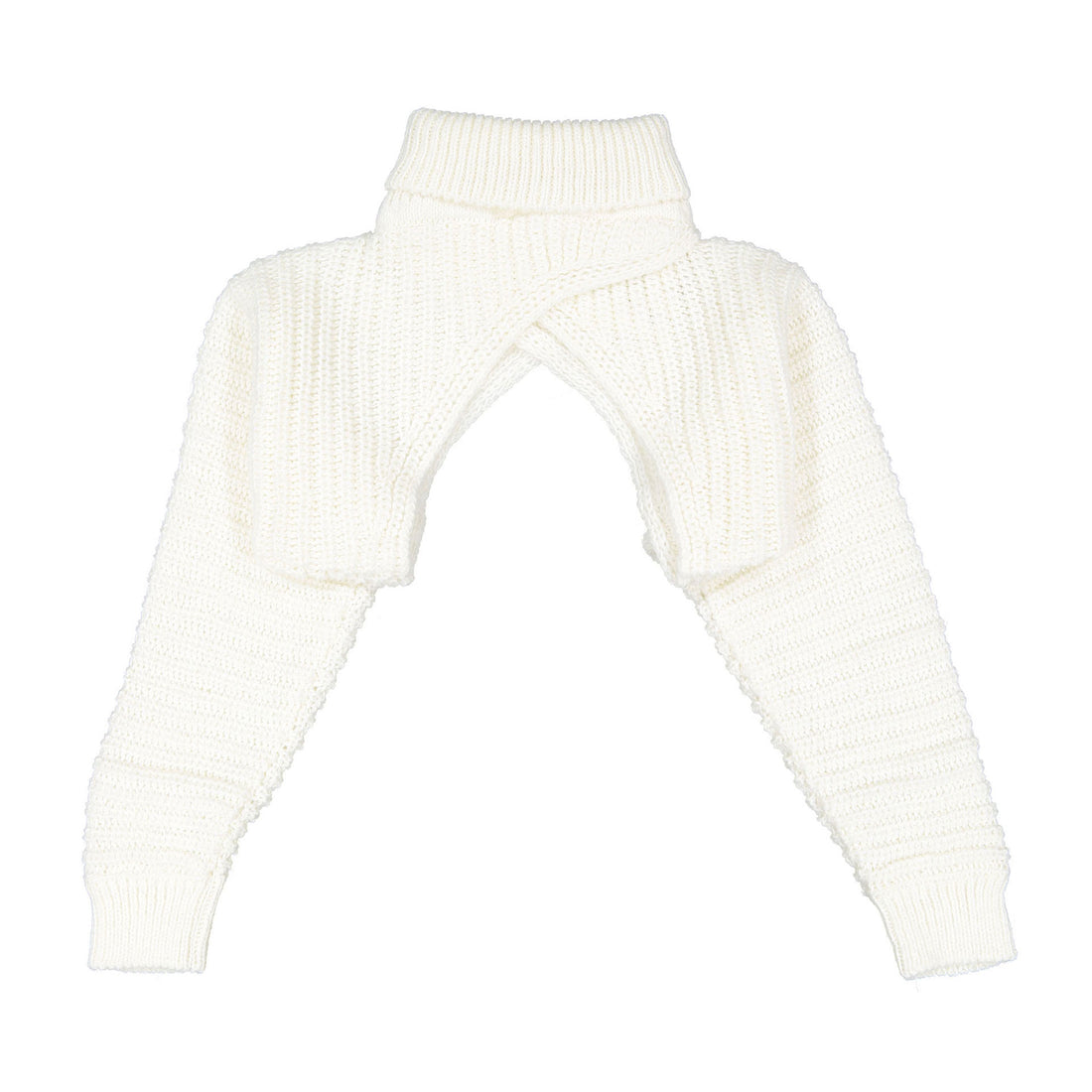 Dixie White Mock Sweater