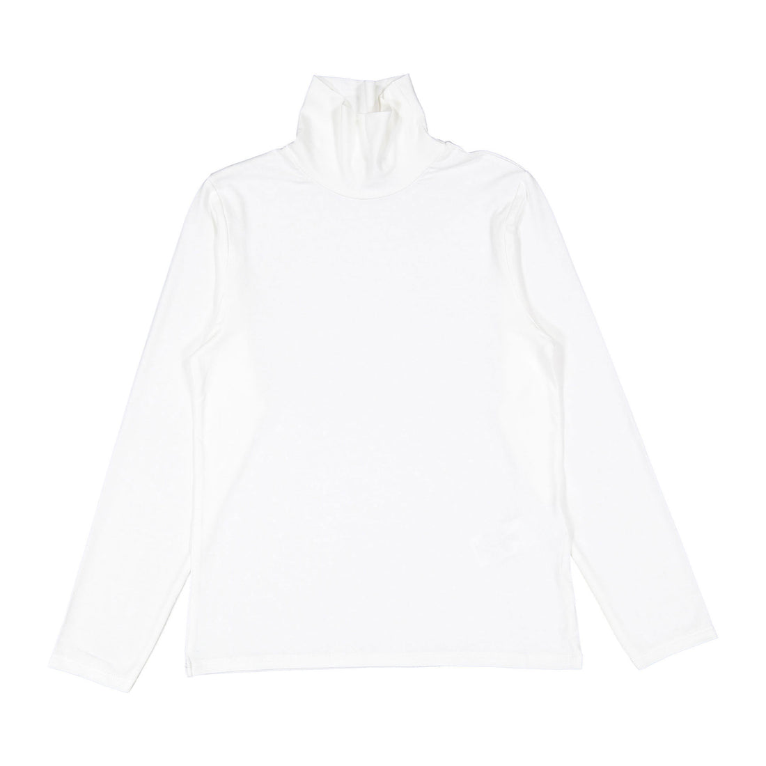 Dixie White Solid Turtleneck