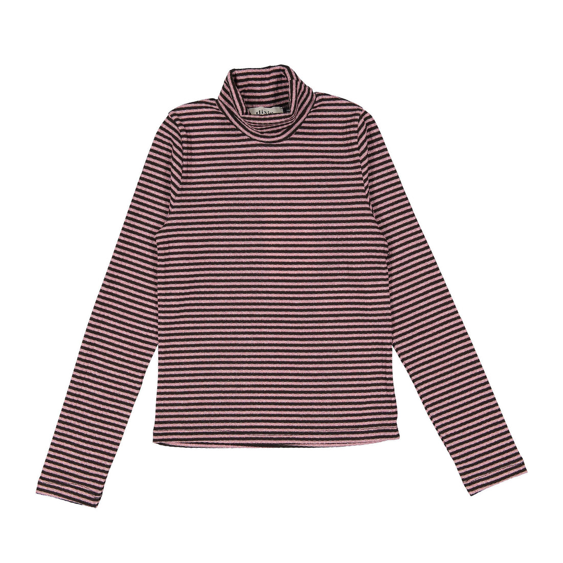 Dixie Rose Lurex Striped Turtleneck