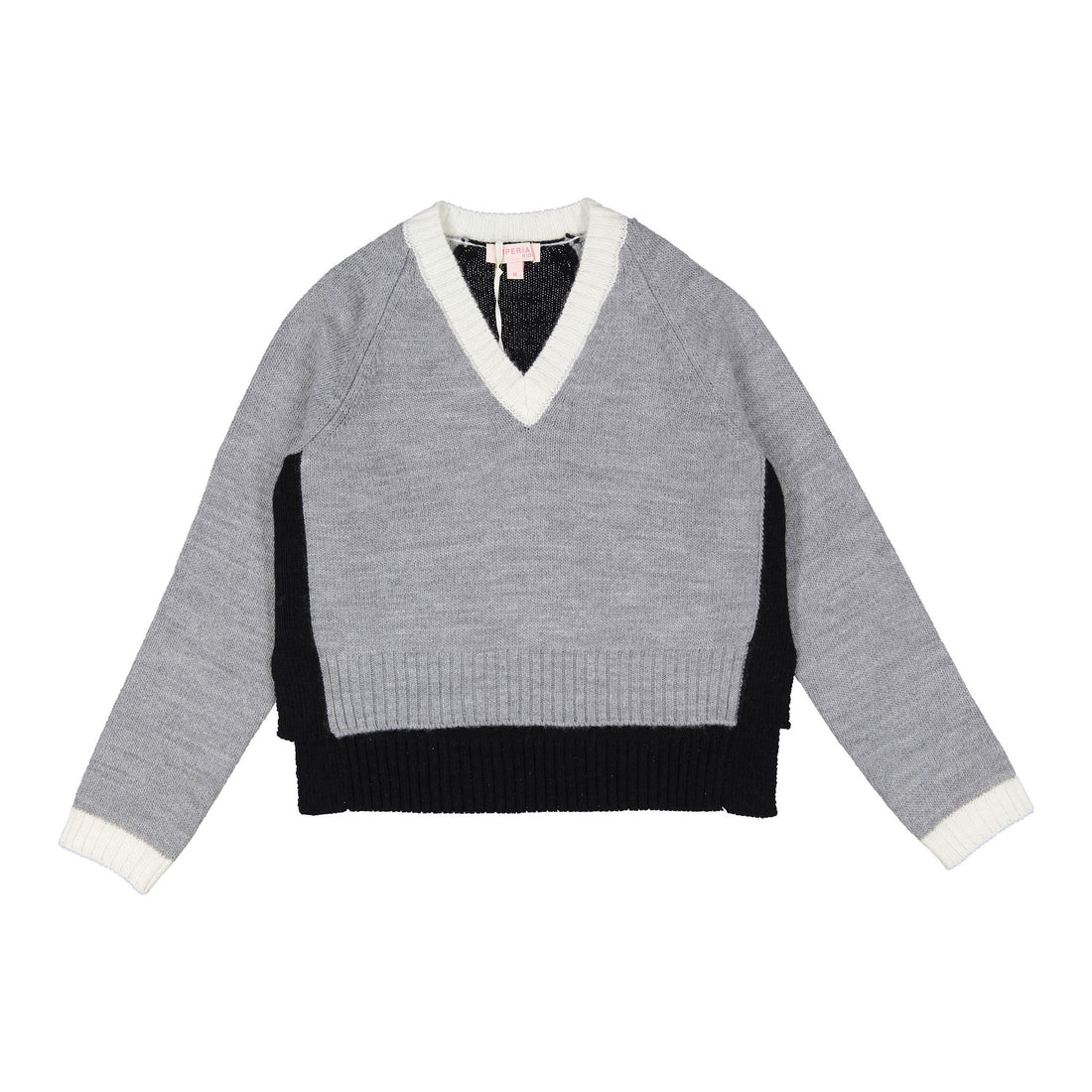 Imperial Grey V Neck Pullover