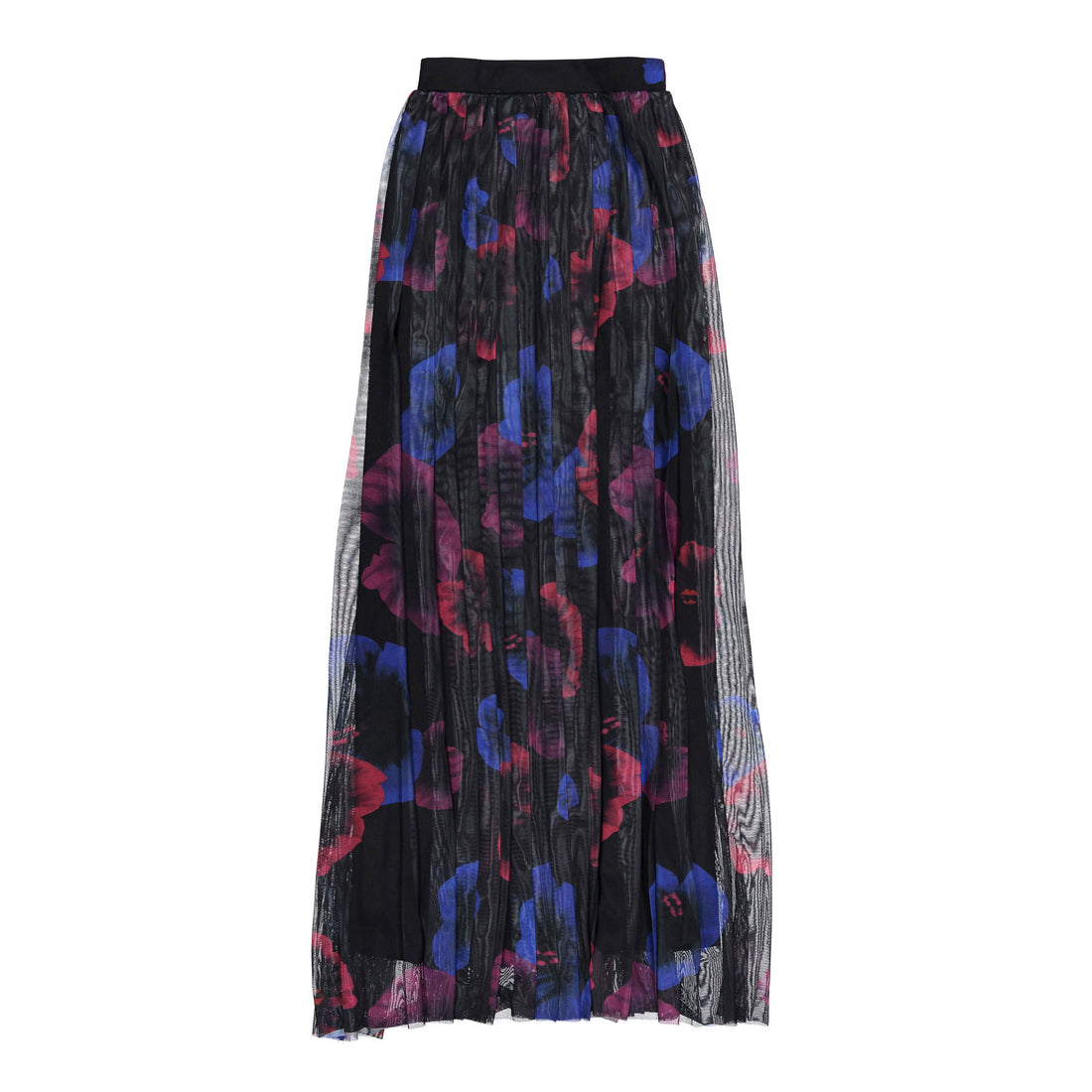ROWE Mesh Bright Floral Maxi Skirt