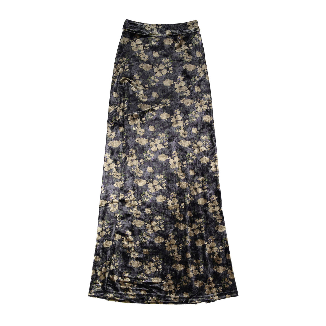 ROWE Velour Floral Maxi Skirt