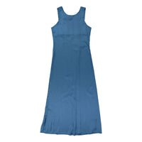 ROWE Blue  Dress with Knit Overlay