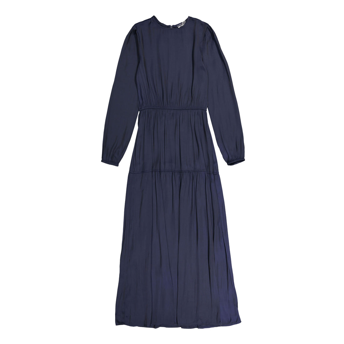 ROWE Navy Satin Dress