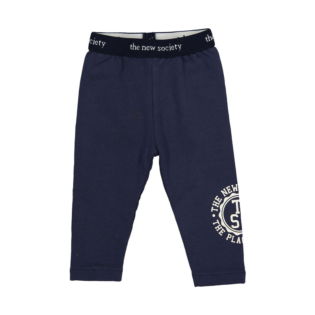 The New Society Midnight Navy Reine Special Baby Logo Legging