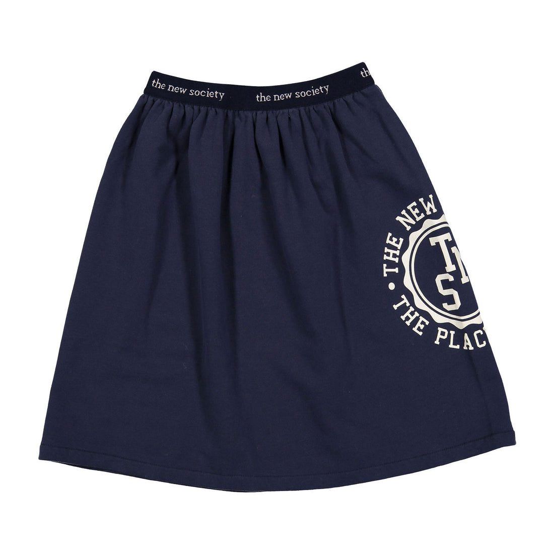 The New Society Midnight Navy Reine Long Special Skirt