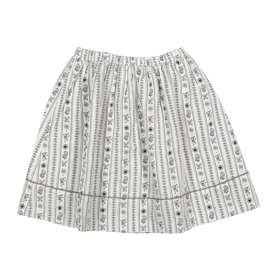 Bene Bene Navy Tyrol Skirt