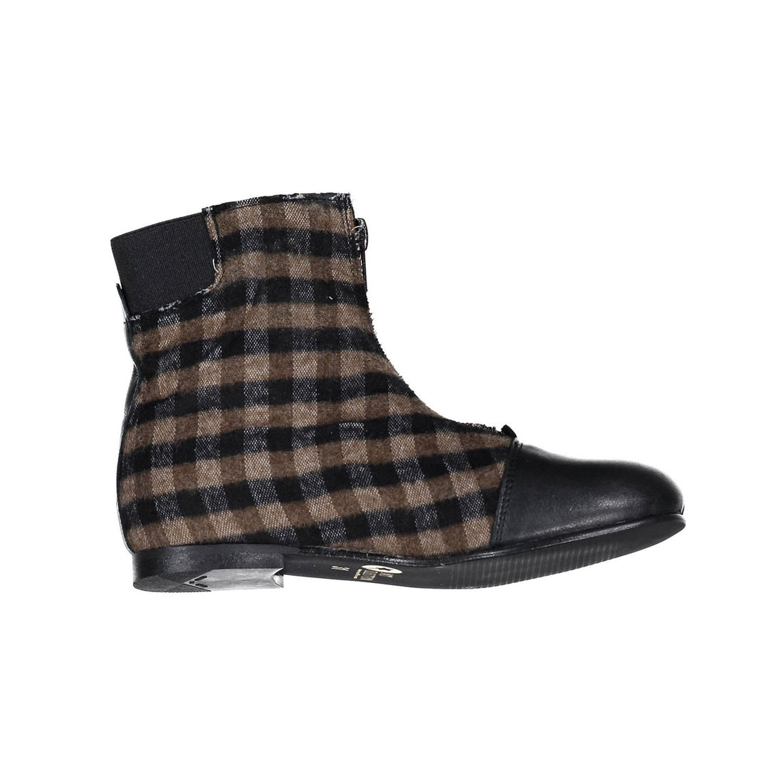 Ladida Shoes Brown Plaid Booties