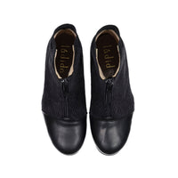 Ladida Shoes Black Corduroy Booties