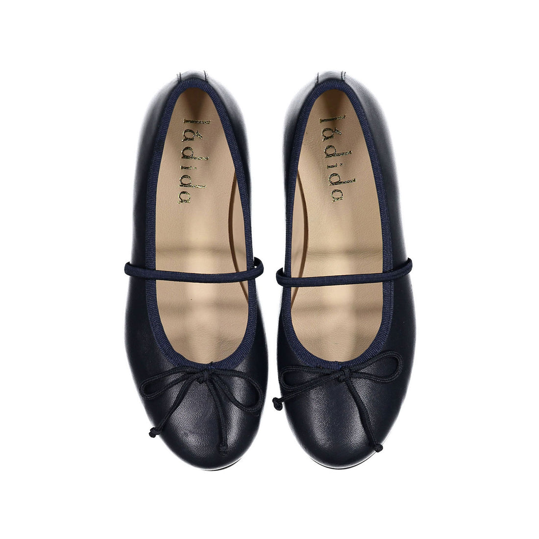 Ladida Shoes Navy Leather Mary Janes