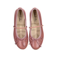 Ladida Shoes Mauve Leather Mary Janes