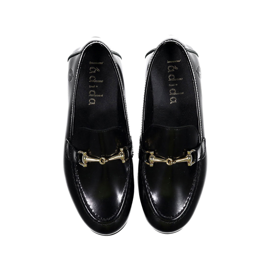 Ladida Shoes Black Chain Loafer