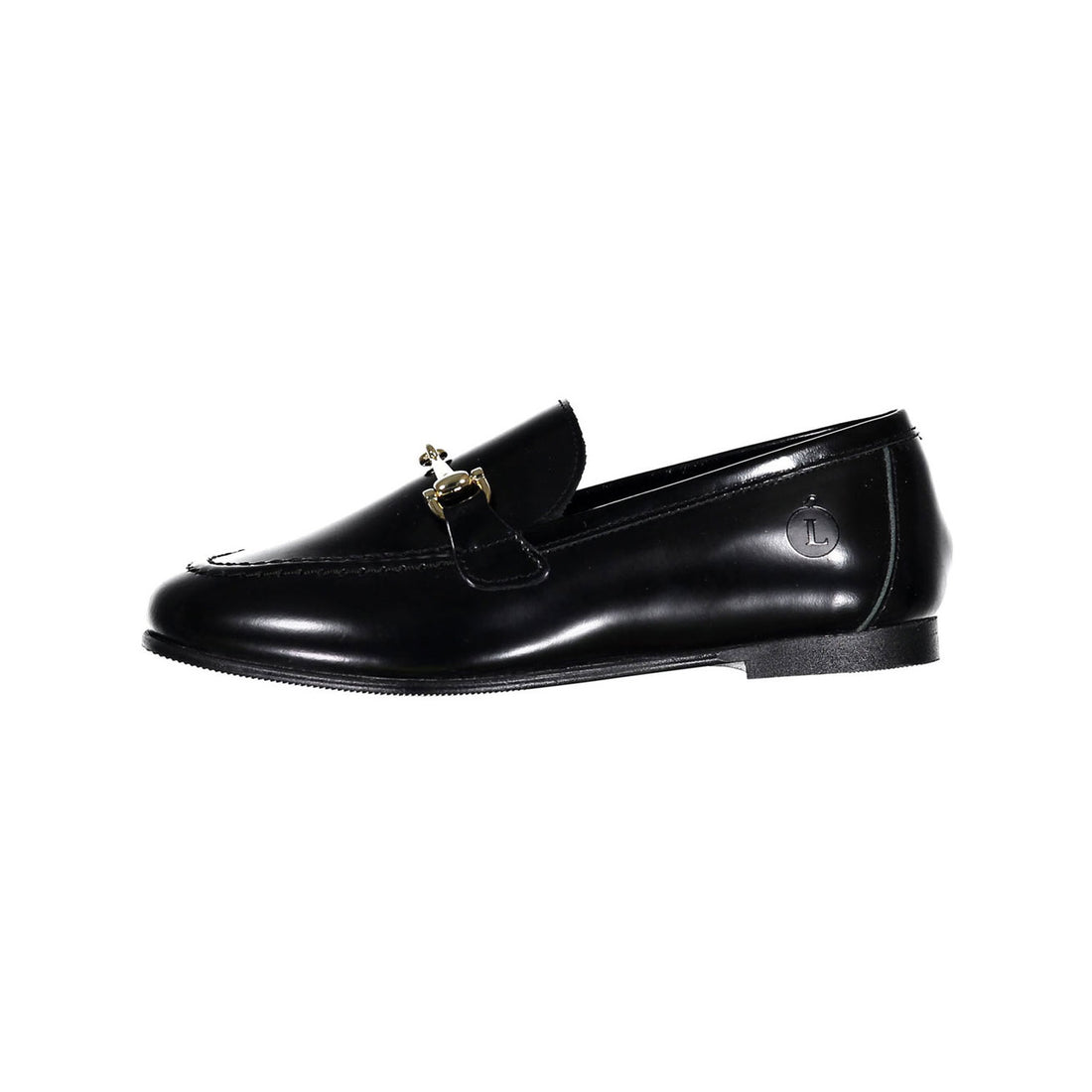 Ladida Shoes Black Chain Loafer