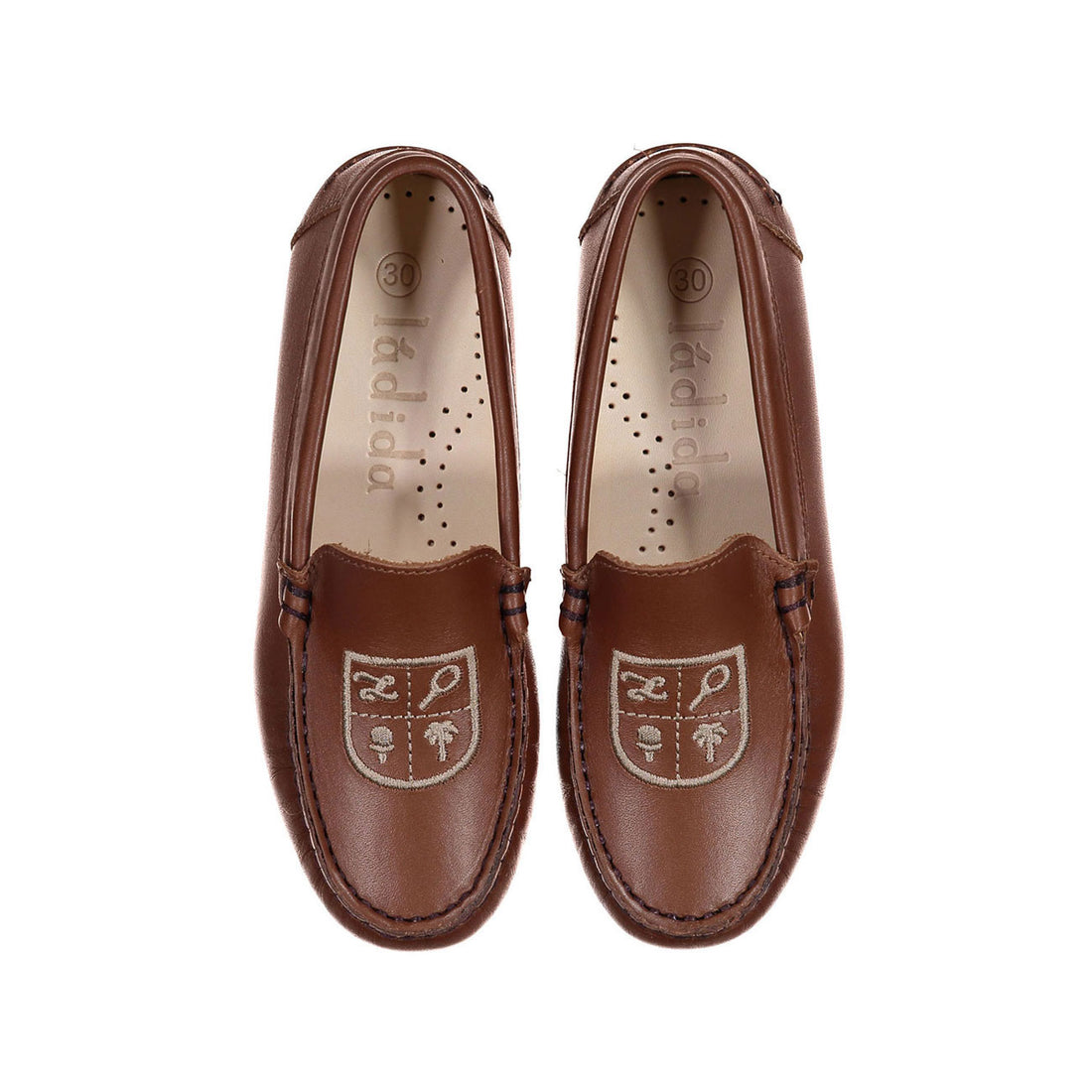 Ladida Shoes Brown Symbol Loafer