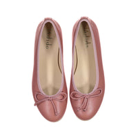 Ladida Shoes Mauve Leather Ballet Flat
