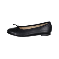 Ladida Shoes Black Leather Ballet Flats