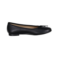 Ladida Shoes Black Leather Ballet Flats