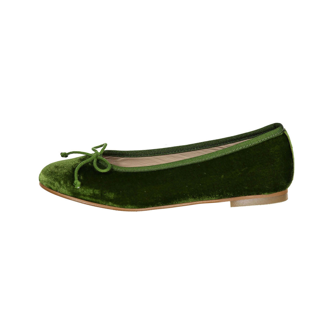 Ladida Shoes Green Velvet Ballet Flat