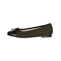Ladida Shoes Green Wool Ballet Flats