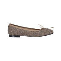 Ladida Shoes Brown Wool Speckled Ballet Flats
