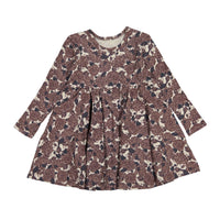 Lovely Littles Printed Long Sleeve Dress - Flora