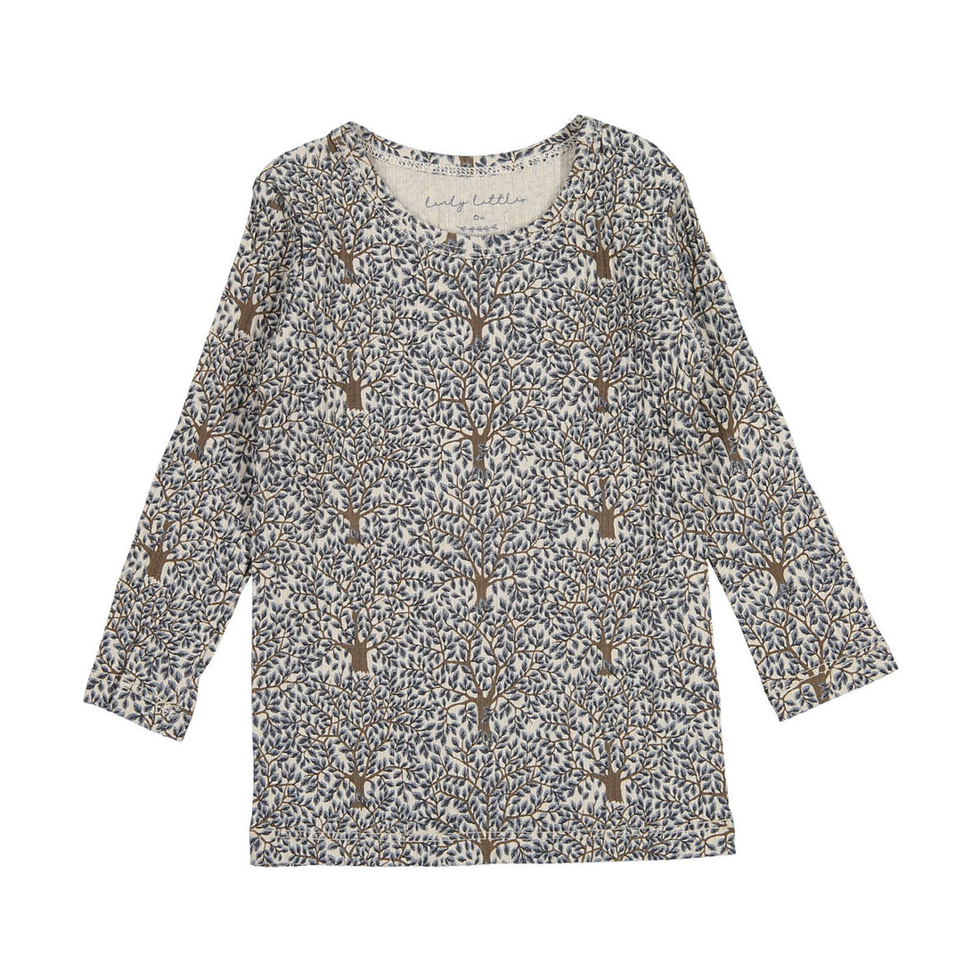 Lovely Littles Printed Long Sleeve Tee - Forest