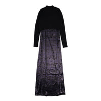 ROWE Velvet And Knit Maxi Dress