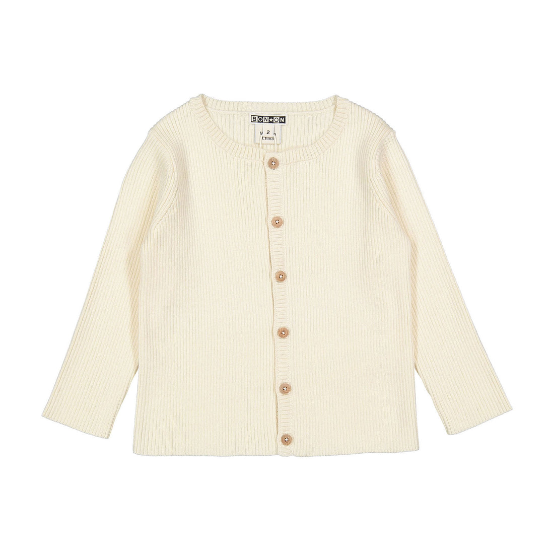 Bonton Cream Button Cardigan
