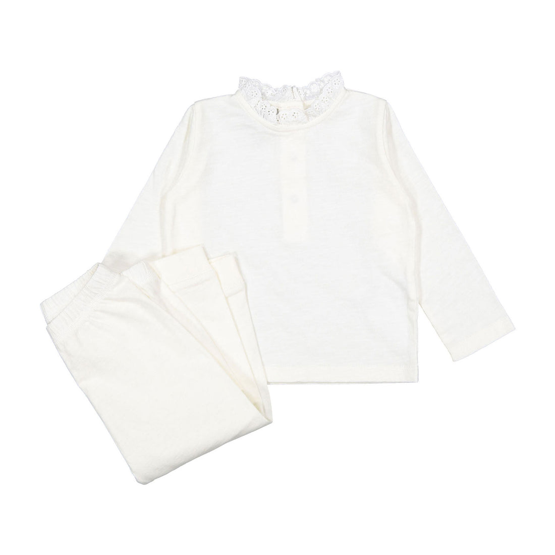 Bonton Cream Ensemble 2 Piece Baby Set
