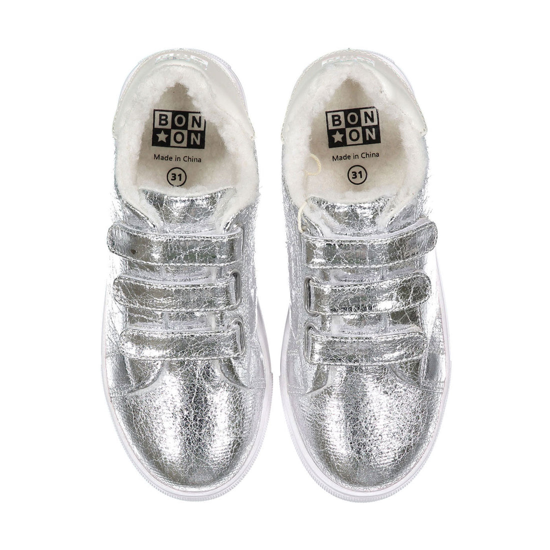 Bonton Argent Basil Baskets Sneaker