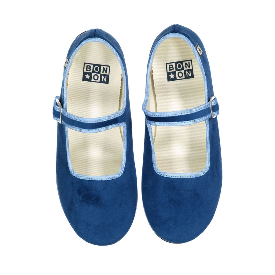 Bonton Blue Chaussons Mary Jane – Ladida